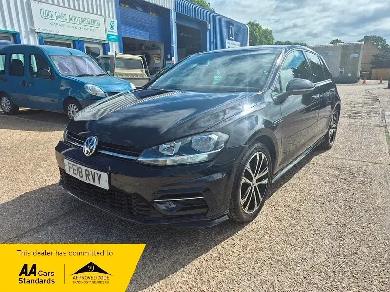 Używany VW Golf VII R-line 150 KM (110 kW) 2018 Czarny Hatchback