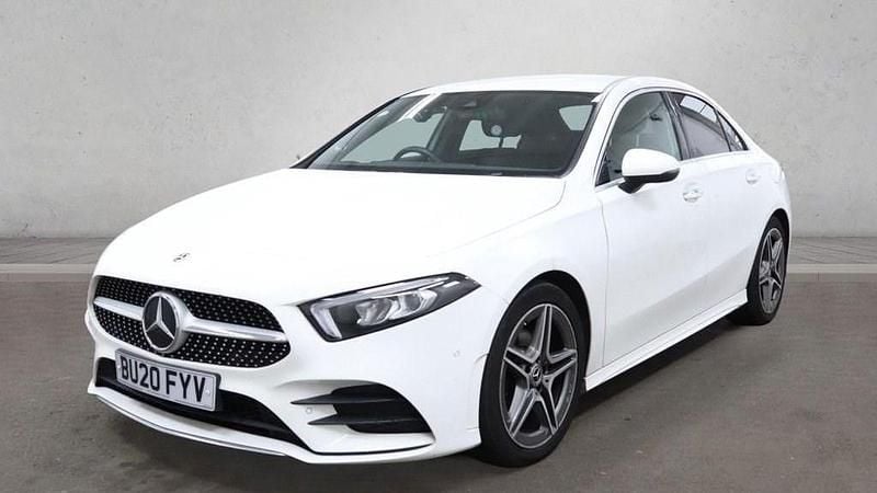 Used Mercedes A150 AMG line 150 HP (110 kW) 2020 White Sedan