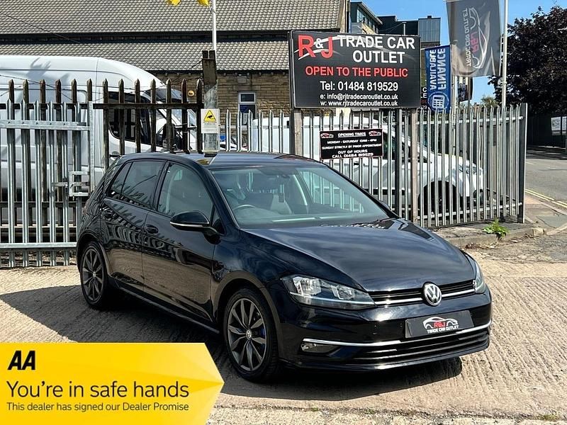 Black Used 2018 VW Golf VII GT Hatchback | £7,890 (Fair price) - Image 1/3