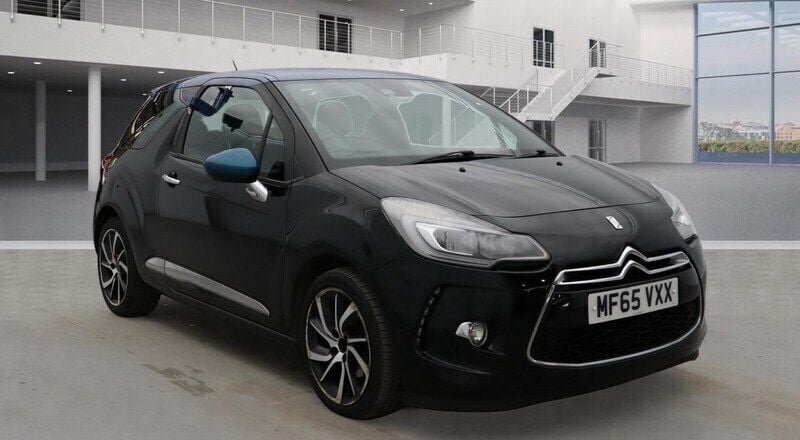 Black Used 2015 DS Automobiles DS3 DSport Hatchback | £4,181 (Fair price) - Image 1/4