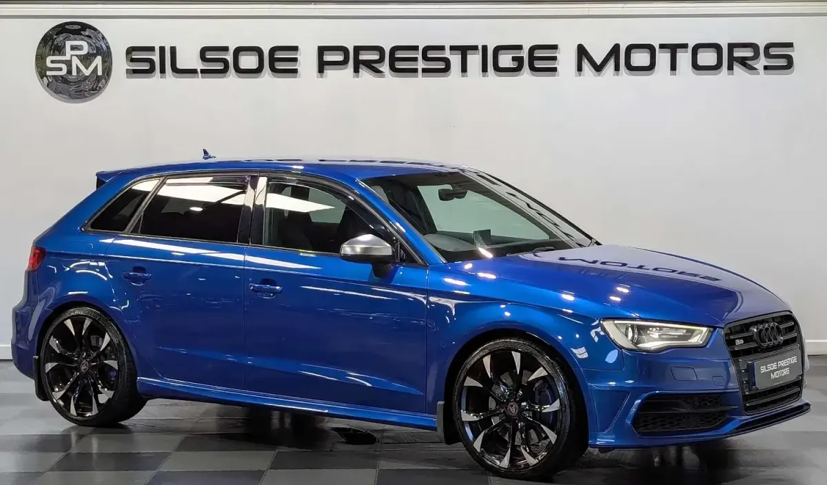 Used Audi S3 Sportback Sport 300 HP (220 kW) 2015 Blue Hatchback