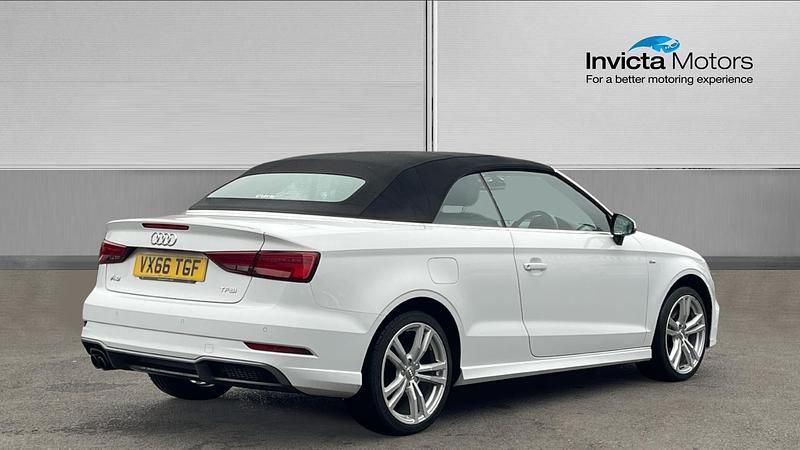 Used Audi A3 S-Line 190 HP (139 kW) 2016 White Cabriolet