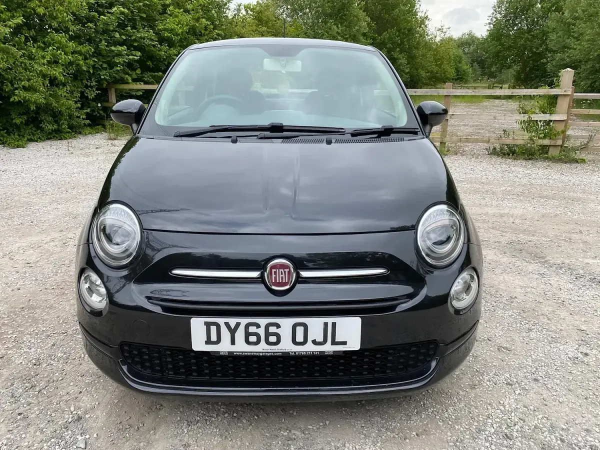 Used Fiat 500 Pop Star 69 HP (50 kW) 2016 Black Hatchback