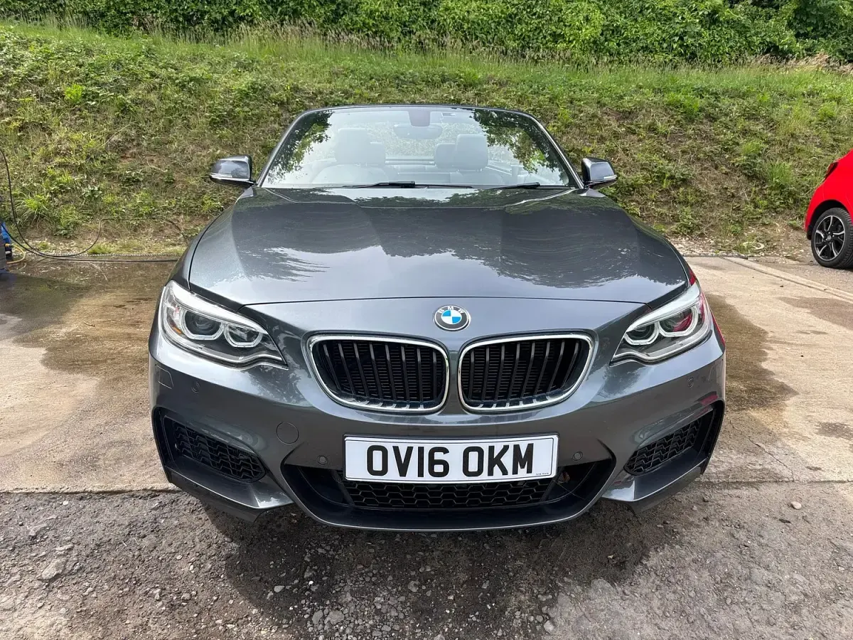 Used BMW 218 M Sport 136 HP (100 kW) 2016 Grey Cabriolet