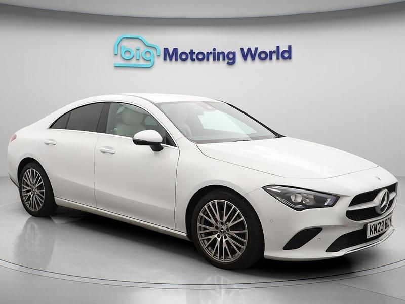 White Used 2023 Mercedes CLA200 Executive Coupe | £25,000 (Good price) - Image 1/4