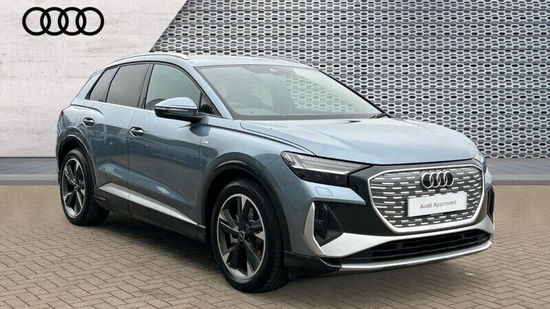Blue Used 2024 Audi Q4 e-tron S-Line SUV | £34,766 - Image 1/4