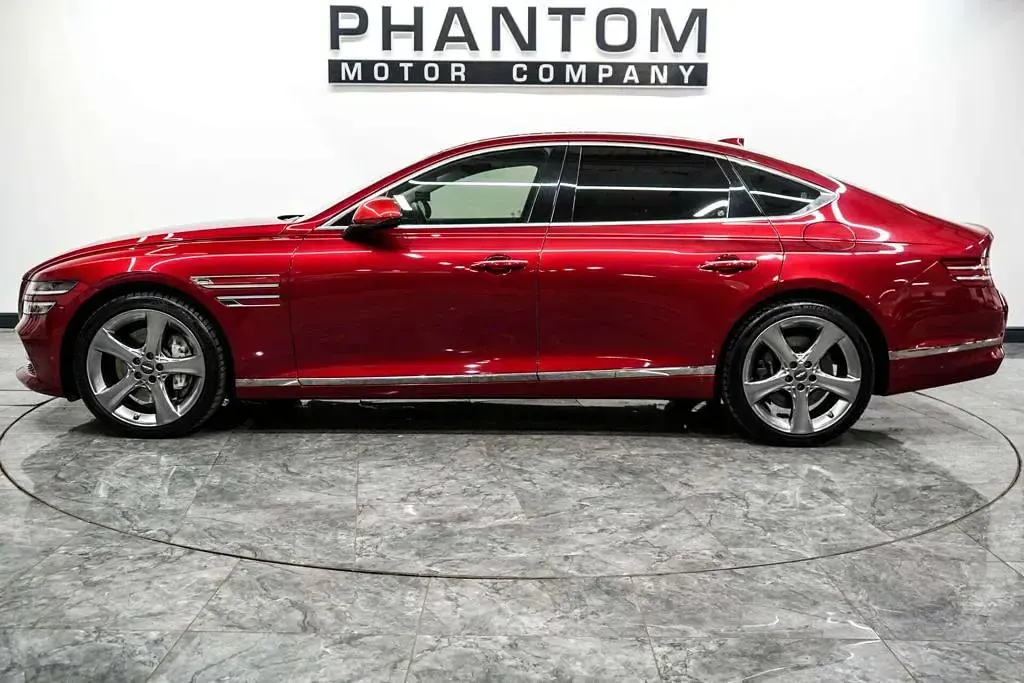 Used Genesis G80 210 HP (154 kW) 2022 Red Sedan