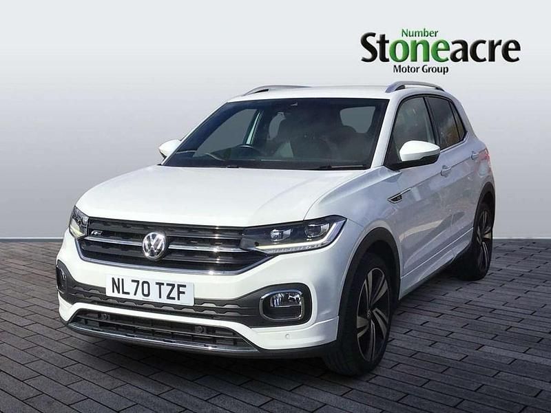 Used VW T-Cross R-line 115 HP (84 kW) 2020 White SUV