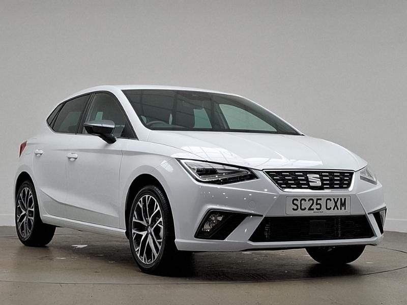 New Seat Ibiza XCELLENCE 115 HP (84 kW) 2025 Metallic  glacial white Hatchback