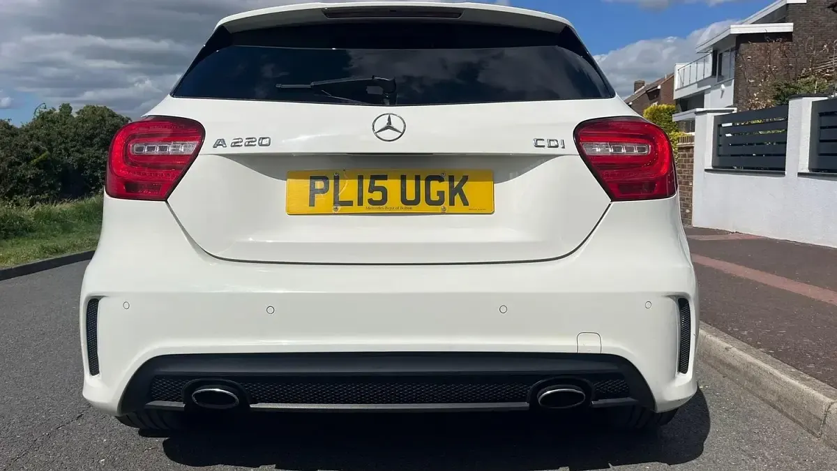Used Mercedes A220 AMG 170 HP (125 kW) 2015 White Hatchback