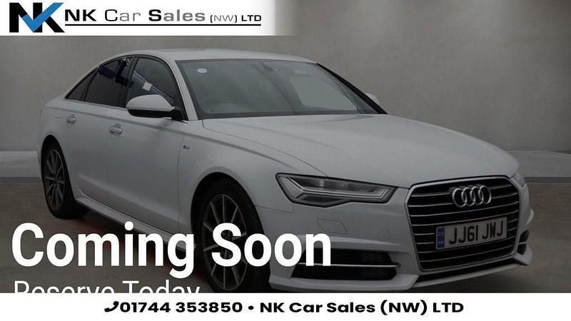 Used Audi A6 S-Line 190 HP (139 kW) 2015 White Sedan