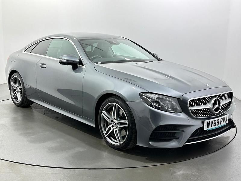 Used Mercedes E220 AMG line 194 HP (142 kW) 2019 Grey Coupe