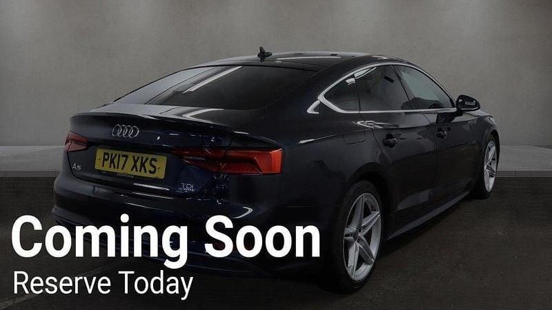 Used Audi A5 S-Line 2017 Blue Coupe