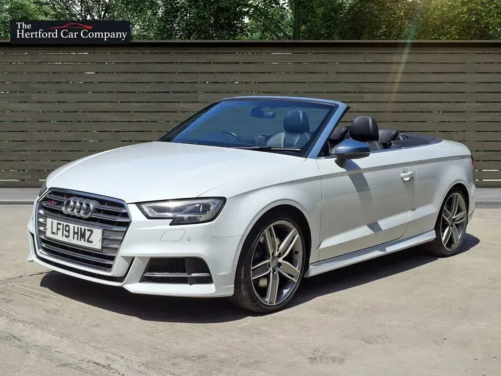 Used Audi S3 Cabriolet Advanced 300 HP (220 kW) 2019 White Cabriolet