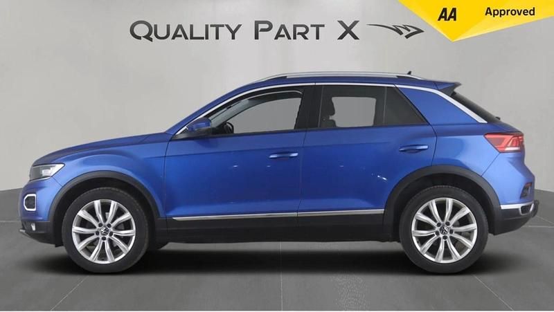 Used VW T-Roc SEL 150 HP (110 kW) 2021 Blue SUV