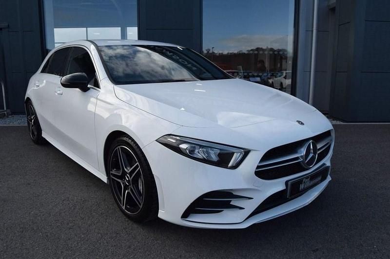 Used Mercedes A35 AMG AMG 306 HP (225 kW) 2019 White Hatchback