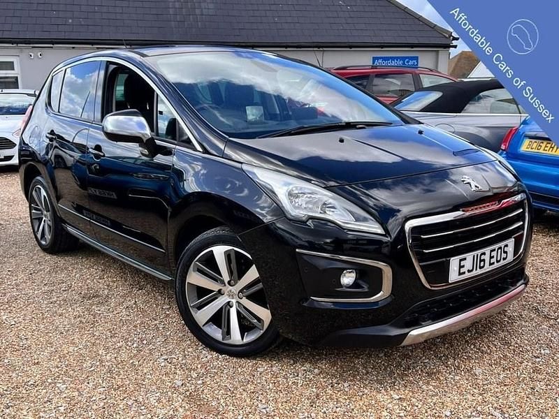 Used Peugeot 3008 Allure 120 HP (88 kW) 2016 Black SUV