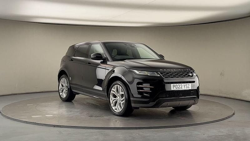 Santorini black Used 2022 Land Rover Range Rover evoque SE Dynamic SUV | £26,800 (Fair price) - Image 1/4