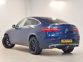 Used Mercedes GLC220 AMG line 170 HP (125 kW) 2017 Blue Coupe