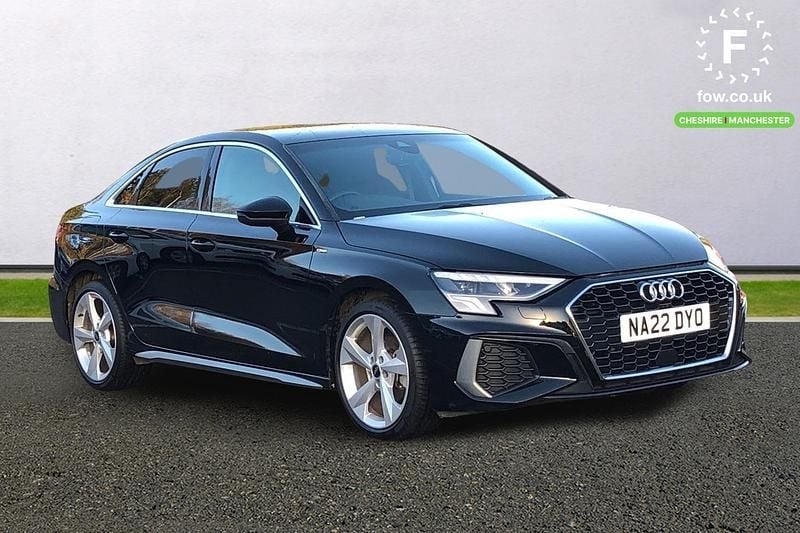 Used Audi A3 S-Line 2022 Black Sedan