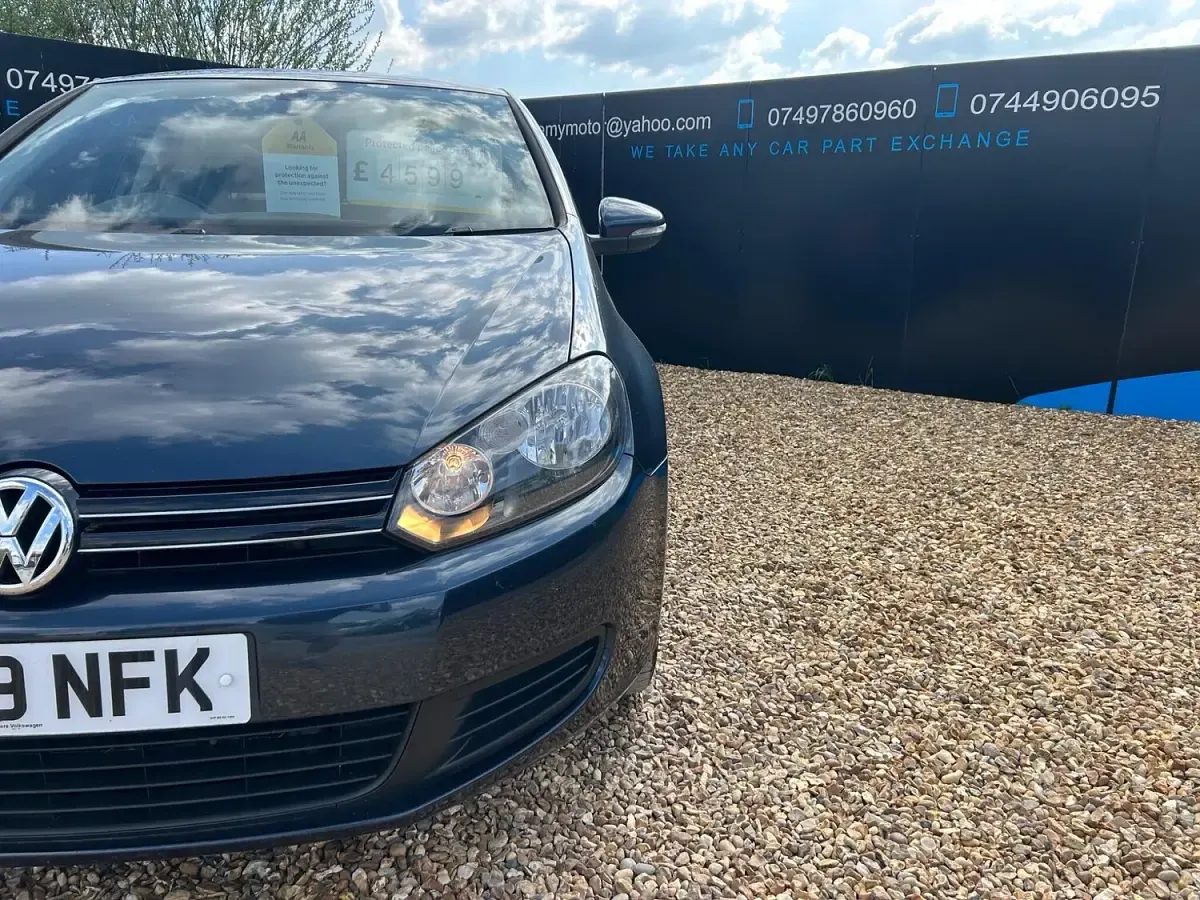 Used VW Golf VI SE 122 HP (89 kW) 2009 Blue Hatchback
