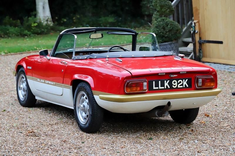 Used Lotus Elan 1972 Red/white Cabriolet