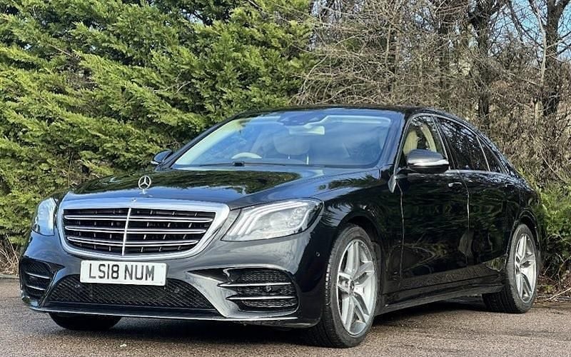 Used Mercedes S500L AMG line 435 HP (319 kW) 2018 Black Sedan