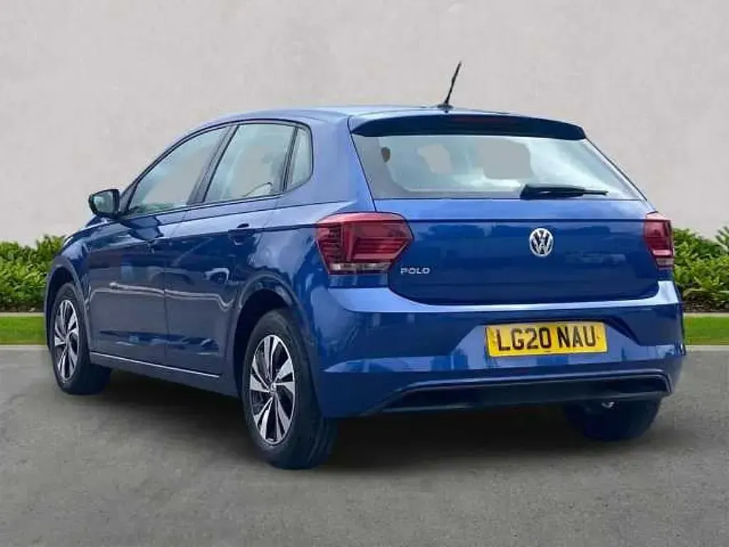 Used VW Polo SE 95 HP (69 kW) 2020 Blue Hatchback