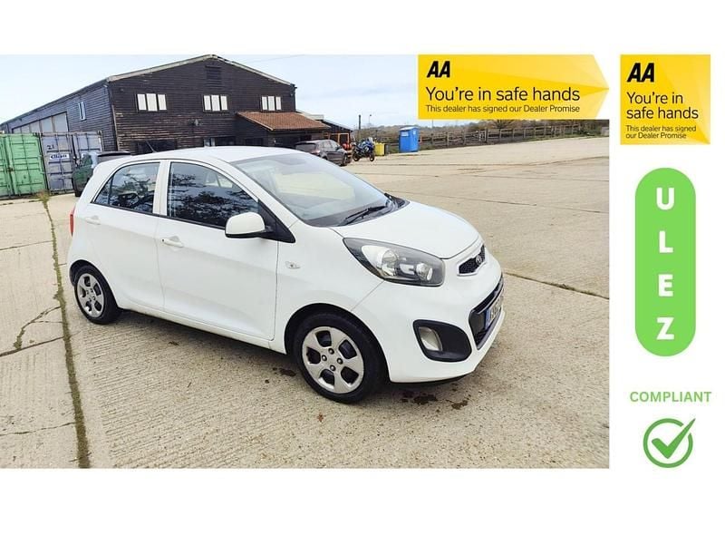 White Used 2012 Kia Picanto Hatchback | £2,480 (Fair price) - Image 1/4