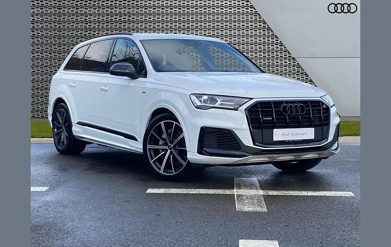 Used Audi Q7 Black Edition 334 HP (245 kW) 2022 White SUV