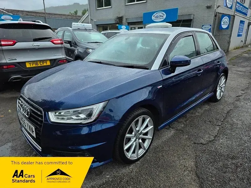 Used Audi A1 Sportback S-Line 2015 Blue Hatchback