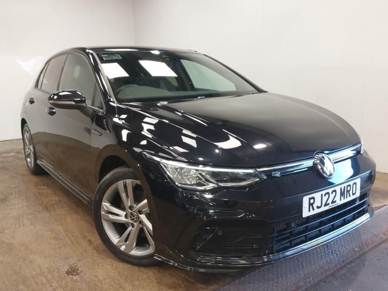Black Used 2022 VW Golf VIII R-line Hatchback | £19,998 (Good price) - Image 1/4