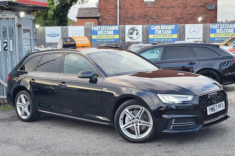 Black Used 2018 Audi A4 S-Line Estate | £9,995 (Fair price) - Image 1/1