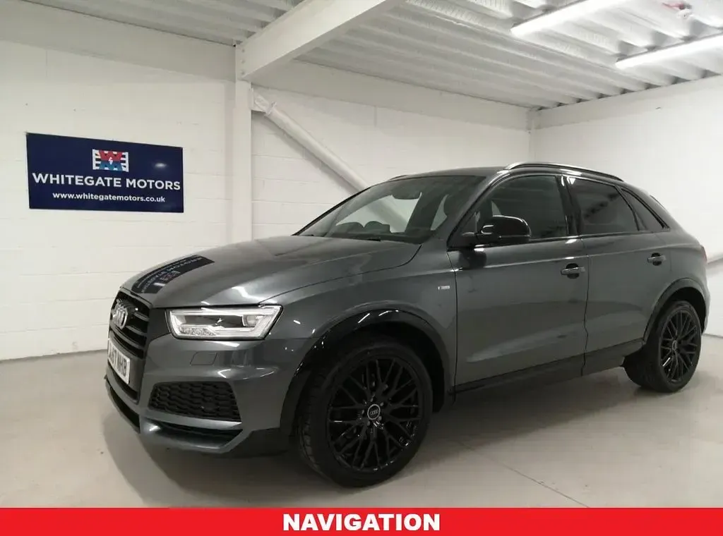 Used Audi Q3 Black Edition 150 HP (110 kW) 2017 Grey SUV
