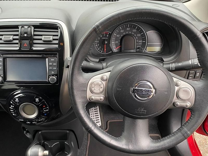 Used Nissan Micra N-TEC 80 HP (58 kW) 2016 Red Hatchback