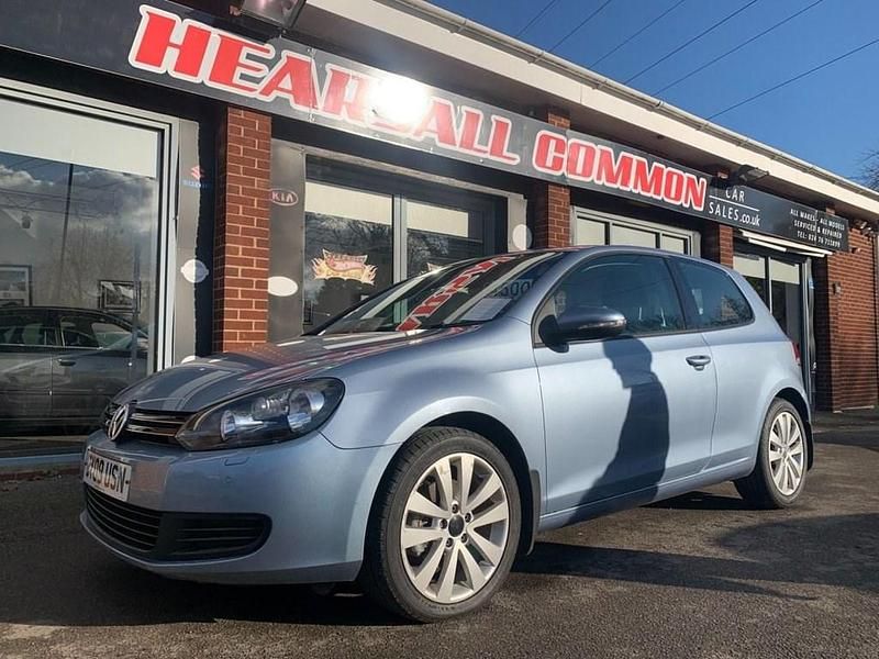 Used VW Golf VI SE 121 HP (88 kW) 2009 Blue Hatchback