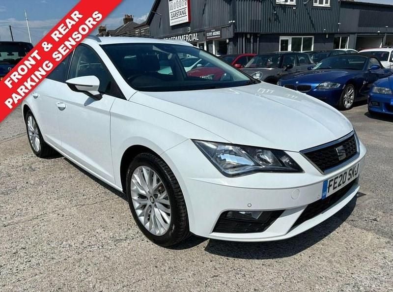 White Used 2020 Seat Leon SE Dynamic Estate | £6,995 (Fair price) - Image 1/4