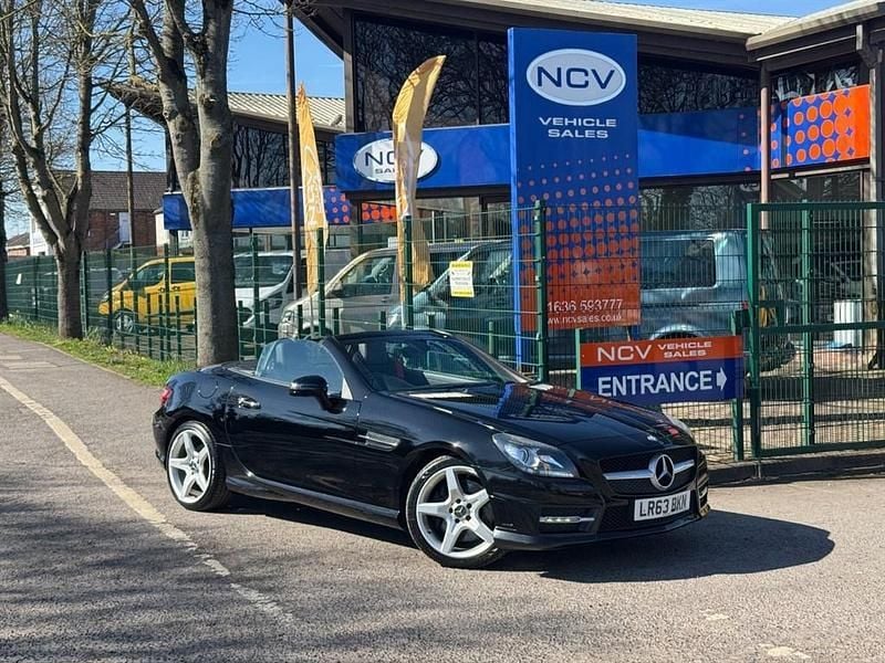Black Used 2013 Mercedes SLK250 AMG Cabriolet | £9,990 (Fair price) - Image 1/2