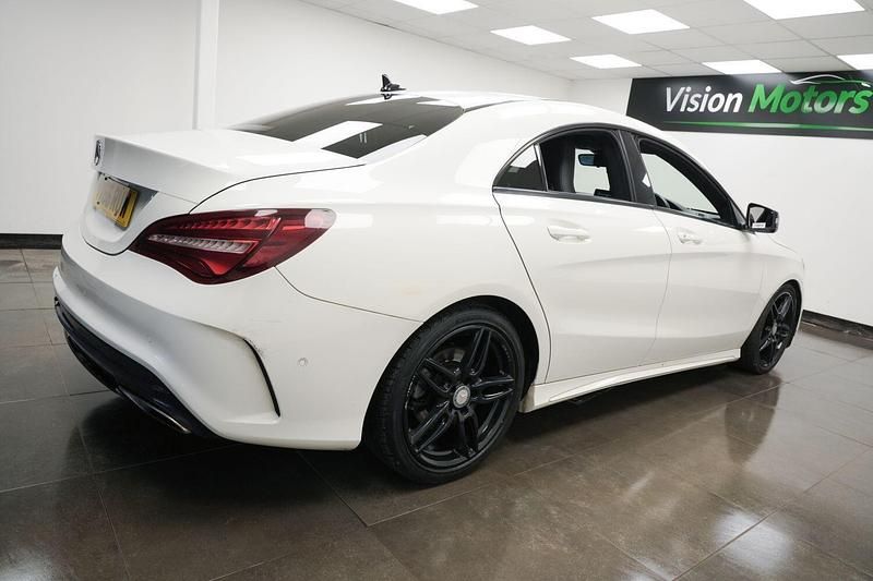 Used Mercedes CLA180 AMG line 122 HP (89 kW) 2016 White Sedan