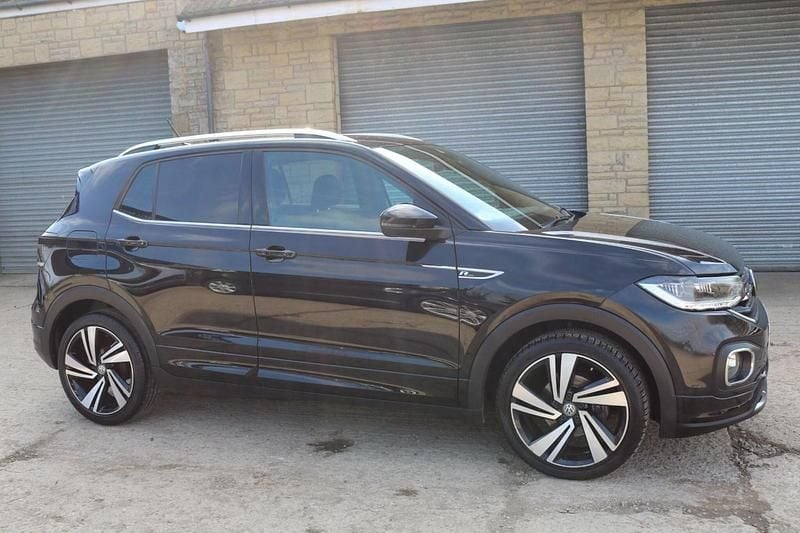Usado VW T-Cross R-line 115 CV (84 kW) 2019 Negro SUV
