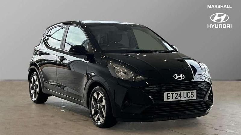 Black Used 2024 Hyundai i10 Advanced Hatchback | £14,654 (Fair price) - Image 1/4