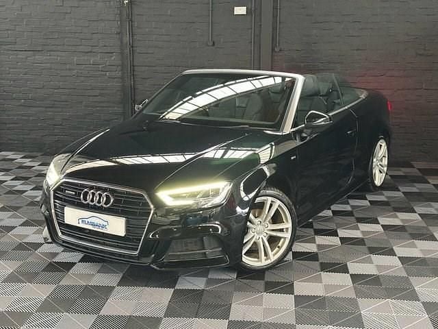 Used Audi Cabriolet S-Line 150 HP (110 kW) 2017 Black Cabriolet