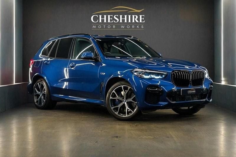 Blue Used 2022 BMW X5 M Sport SUV | £42,490 (Fair price) - Image 1/4