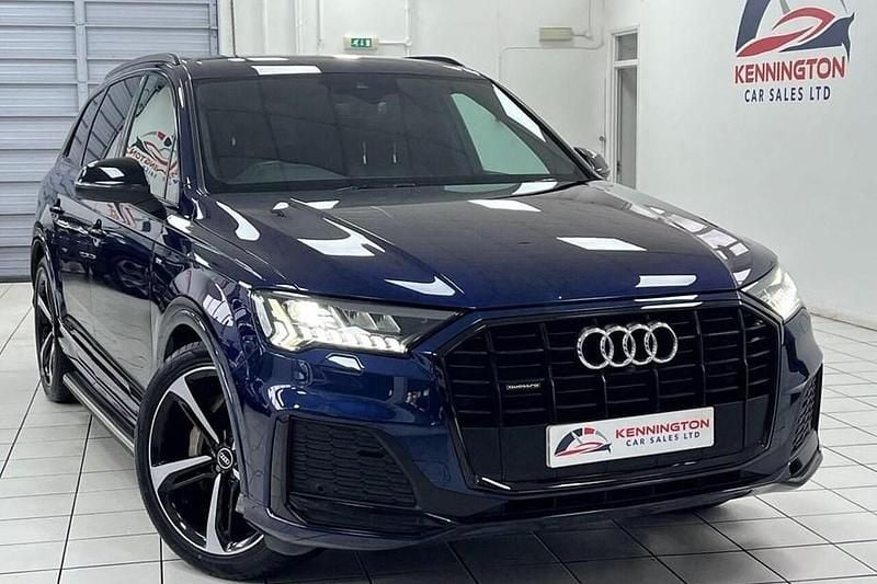 Used Audi Q7 Black Edition 286 HP (210 kW) 2021 Blue SUV
