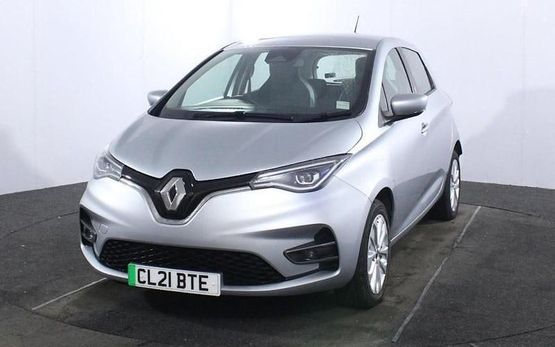 Usado Renault Zoe Iconic 100 kW (136 CV) 2021 Gris Utilitario
