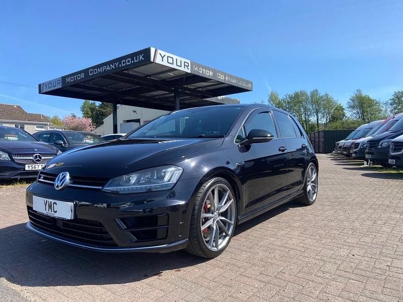 Begagnad VW Golf VII R 2016 Svart Halvkombi