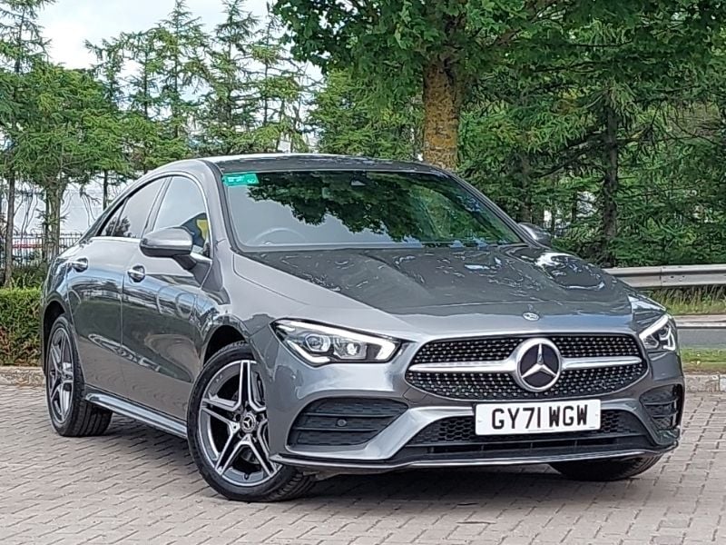 Grey Used 2022 Mercedes CLA250 AMG Line Premium Sedan | £25,298 (Good price) - Image 1/4