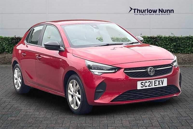 Red Used 2021 Vauxhall Corsa Hatchback | £10,100 (Good price) - Image 1/4