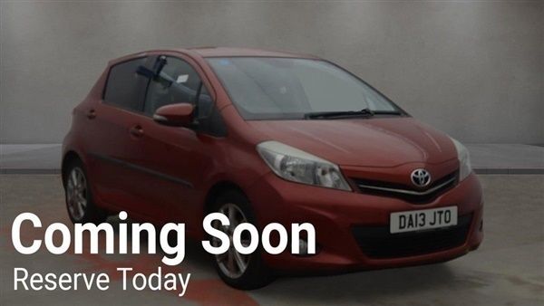 Red Used 2013 Toyota Yaris SR Hatchback | £5,045 (Good price) - Image 1/1