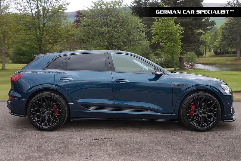 Used Audi e-tron 300 kW (408 HP) 2020 Galaxy blue SUV